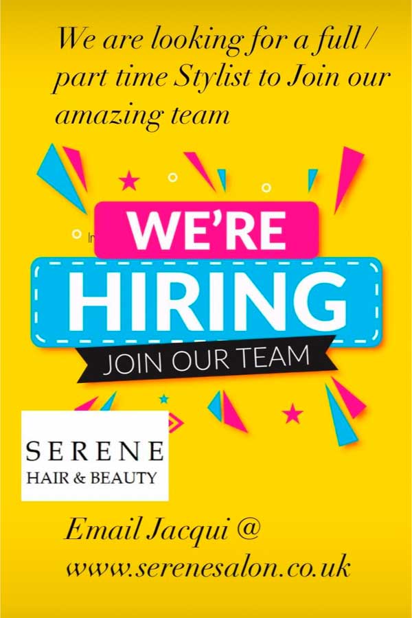 Recruiting 2023 - Serene Hair & Beauty