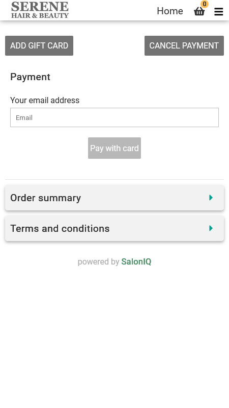 Buying vouchers, step 6