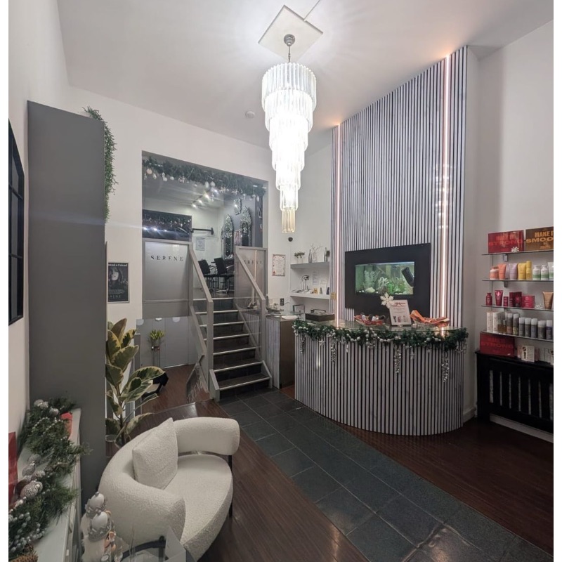 The Salon Reception Area - Serene Hair & Beauty Gallery