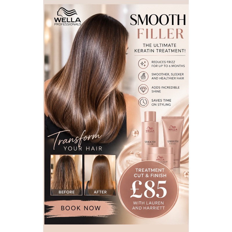 Keratin treatment offer at Serene Hair & Beauty